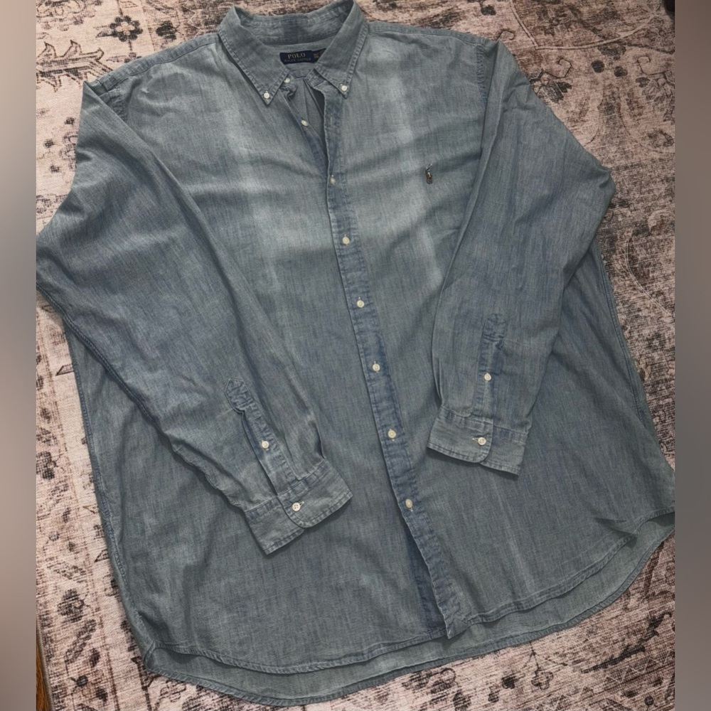 Polo Ralph Lauren Men’s Denim Shirt - 3XLT